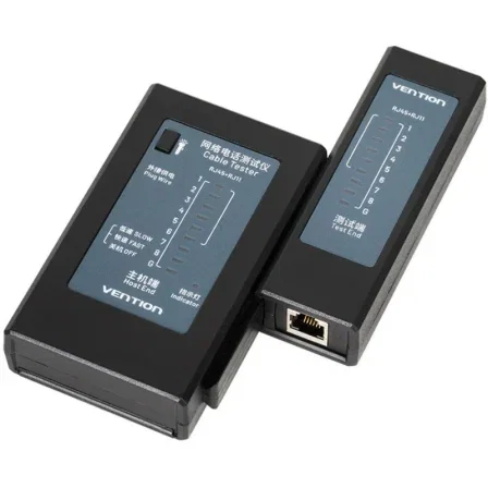 Vention Tester KEFB0 para RJ11-RJ12-RJ45 Negro Vention Tester KEFB0 para RJ11-RJ12-RJ45 Negro